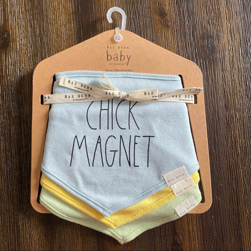 Rae Dunn Baby Cotton Bib Bandana